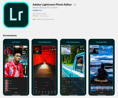 Ứng dụng Lightroom chỉnh sửa ảnh trên điện thoại (Ảnh: Internet) Ứng dụng Lightroom chỉnh sửa ảnh trên điện thoại (Ảnh: Internet)