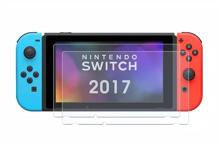 Miếng dán màn hình bằng kính cường lực amFilm cho Nintendo Switch (Ảnh: Internet)