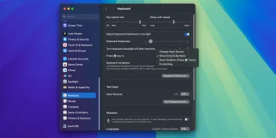 Cài đặt chức năng của phím Fn trong cài đặt hệ thống của máy Mac (Ảnh: Internet) Cài đặt chức năng của phím Fn trong cài đặt hệ thống của máy Mac (Ảnh: Internet)