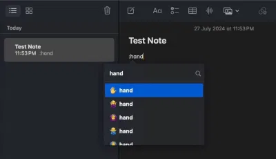 Ứng dụng Rocket hoạt động trong ứng dụng Ghi chú của macOS (Ảnh: Internet) Ứng dụng Rocket hoạt động trong ứng dụng Ghi chú của macOS (Ảnh: Internet)