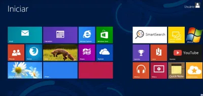 Màn hình chính của Windows 8 hiển thị giao diện kiểu lát gạch (Ảnh: Internet) Màn hình chính của Windows 8 hiển thị giao diện kiểu lát gạch (Ảnh: Internet)