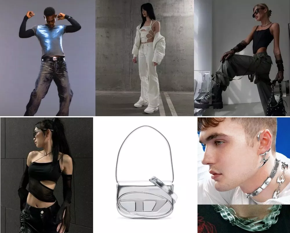 Những yếu tố chính của phong cách thời trang Thời trang Y3K (Ảnh: Internet)