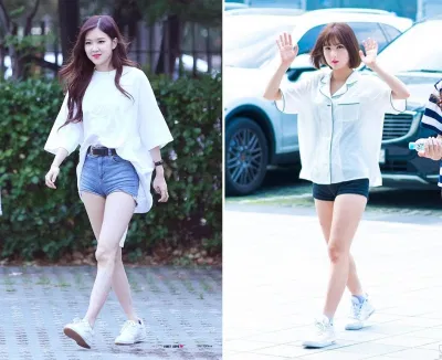 Áo oversized mix quần short đem lại sự thoải mái trong ngày hè (Nguồn: Internet)