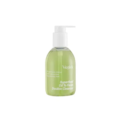 Sữa rửa mặt thuần chay tẩy trang Vegick Superfood Oil To Foam Double Cleanser