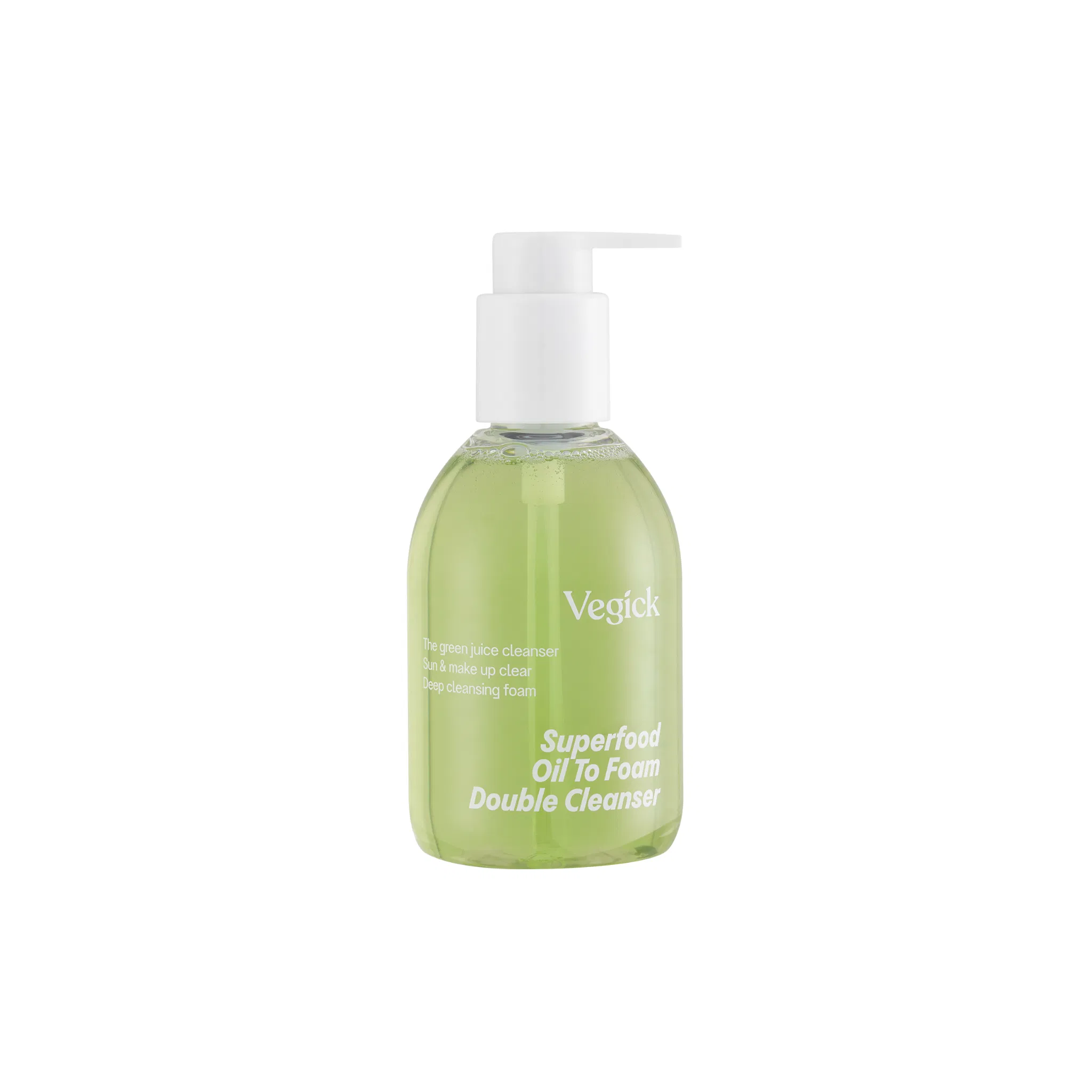 Sữa rửa mặt thuần chay tẩy trang Vegick Superfood Oil To Foam Double Cleanser
