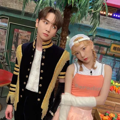 Tình bạn lâu năm giữa Key và Taeyeon (Ảnh: Internet)