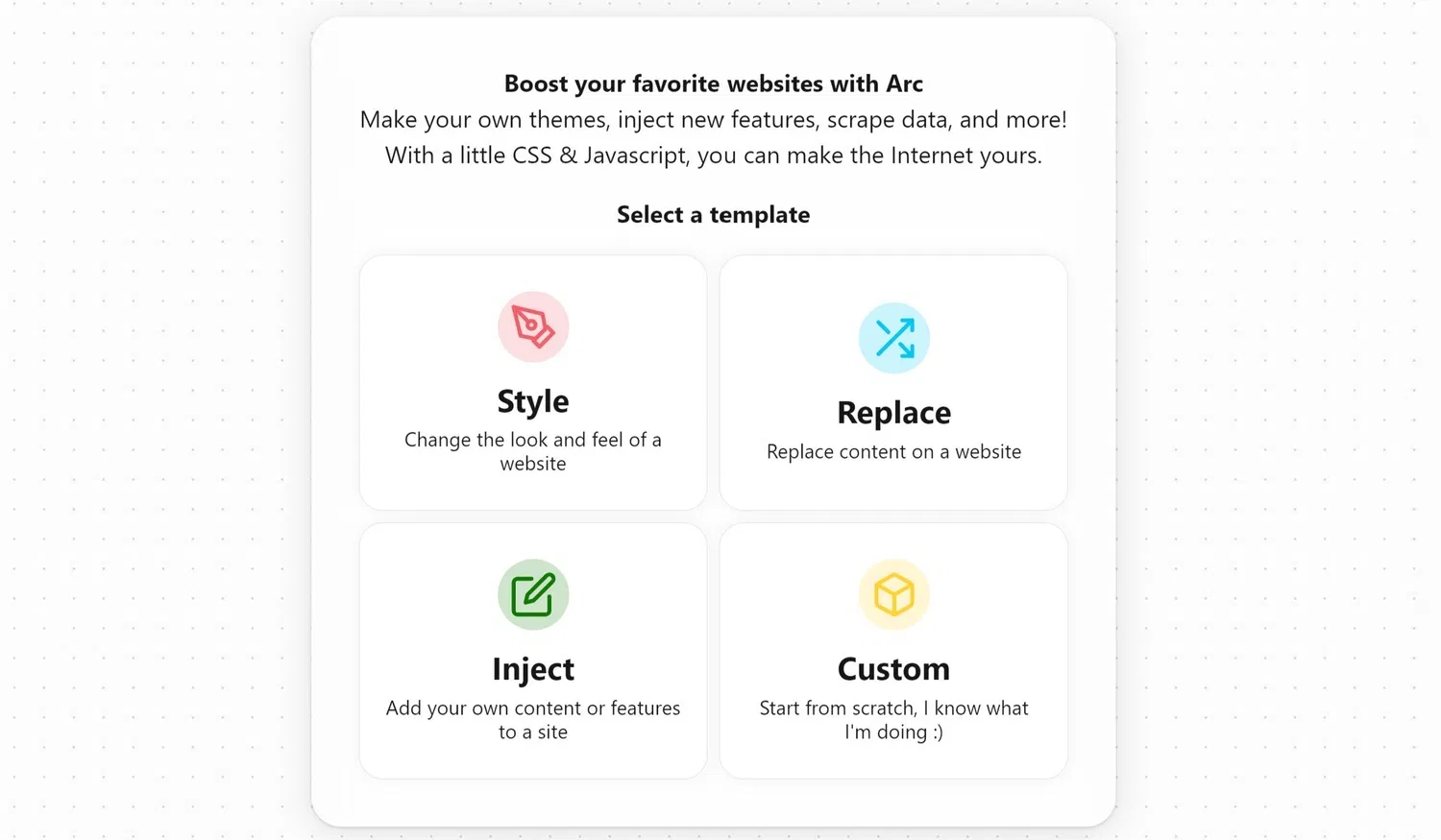 Tạo chế độ tùy chỉnh mới trong trình duyệt Arc (Ảnh: Internet) Tạo chế độ tùy chỉnh mới trong trình duyệt Arc (Ảnh: Internet)