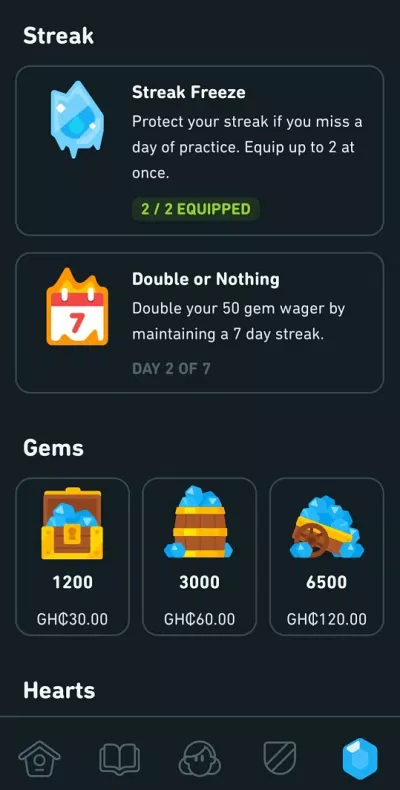 Đá quý trong Duolingo (Ảnh: Internet) Đá quý trong Duolingo (Ảnh: Internet)