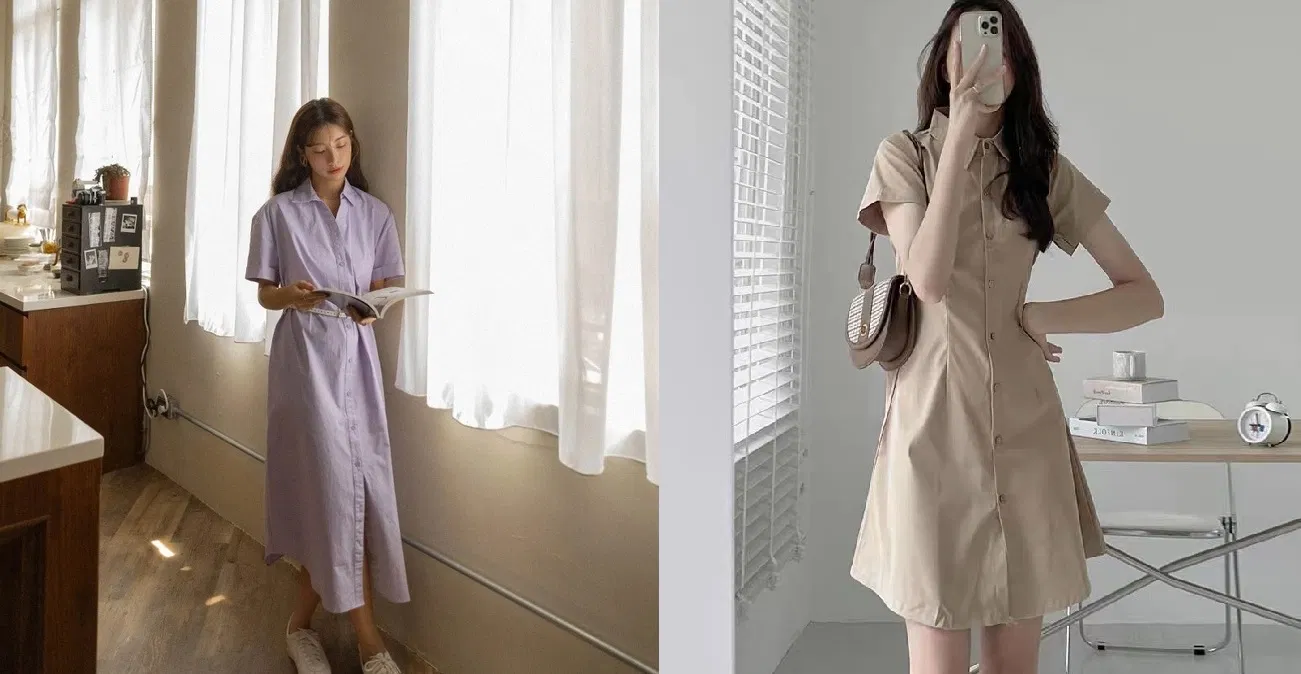 Váy sơ mi (Nguồn: Internet)