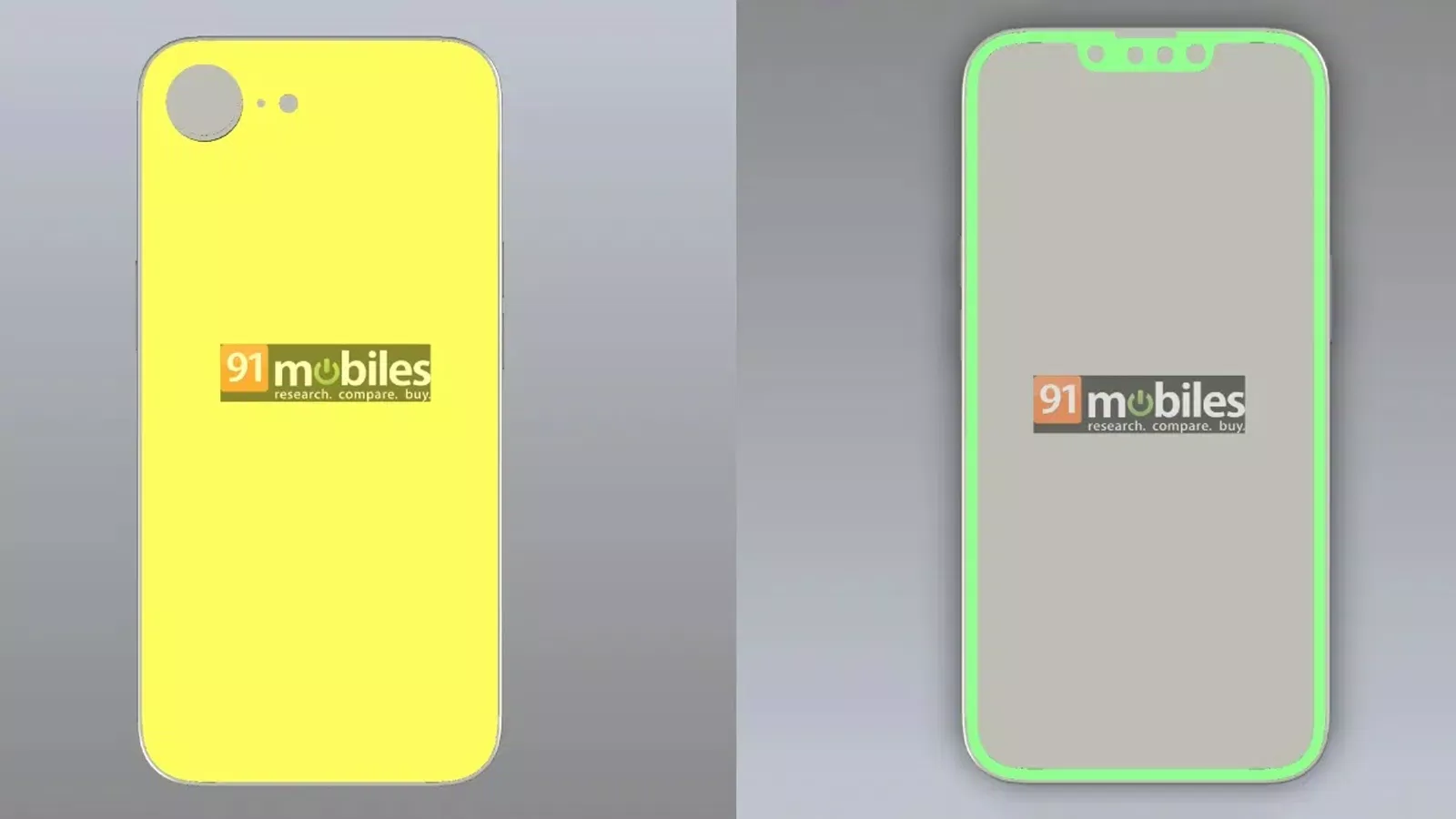 Hinh ảnh render CAD của iPhone SE 2025 (Ảnh: Internet)