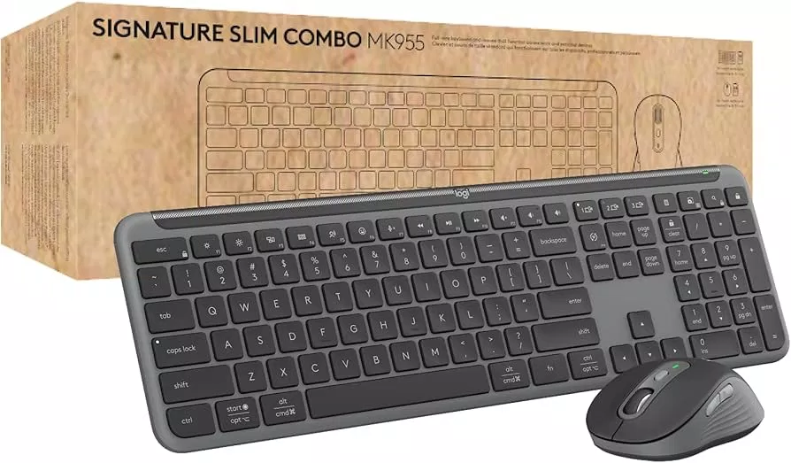 Bộ bàn phím và chuột Logitech Signature Slim Combo MK955 (Ảnh: Internet) Bộ bàn phím và chuột Logitech Signature Slim Combo MK955 (Ảnh: Internet)