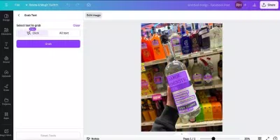 Công cụ Grab Text của Canva (Ảnh: Internet) Công cụ Grab Text của Canva (Ảnh: Internet)