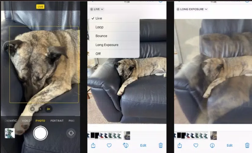 Tạo hiệu ứng phơi sáng kép cho hình ảnh bằng ứng dụng camera của iPhone (Ảnh: Internet) Tạo hiệu ứng phơi sáng kép cho hình ảnh bằng ứng dụng camera của iPhone (Ảnh: Internet)