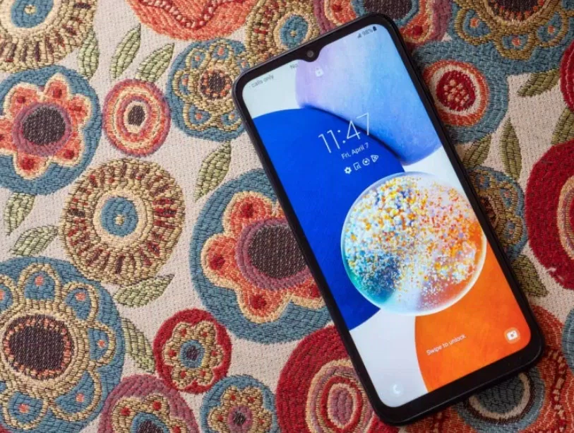 Màn hình khóa của điện thoại Galaxy A14 (Ảnh: Internet) Màn hình khóa của điện thoại Galaxy A14 (Ảnh: Internet)