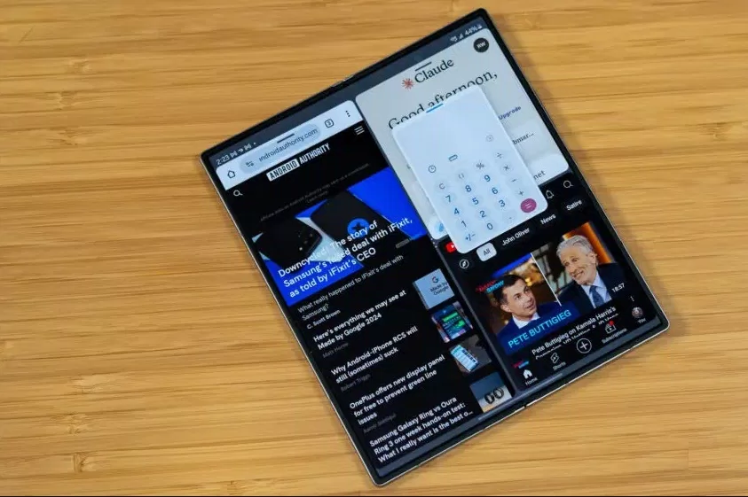 Xử lý đa nhiệm trên điện thoại Galaxy Z Fold 6 (Ảnh: Internet)