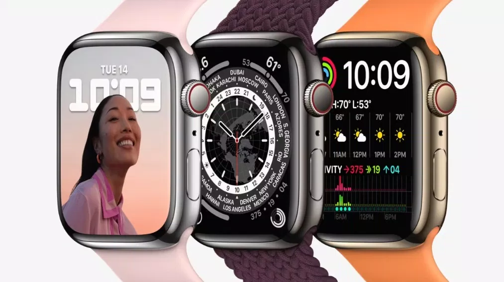 Đồng hồ Apple Watch Series 7 với nhiều loại dây đeo và lớp phủ khác nhau (Ảnh: Internet) Đồng hồ Apple Watch Series 7 với nhiều loại dây đeo và lớp phủ khác nhau (Ảnh: Internet)