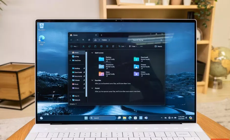Cửa sổ File Explorer trên màn hình laptop Dell XPS 14 9440 (Ảnh: Internet)