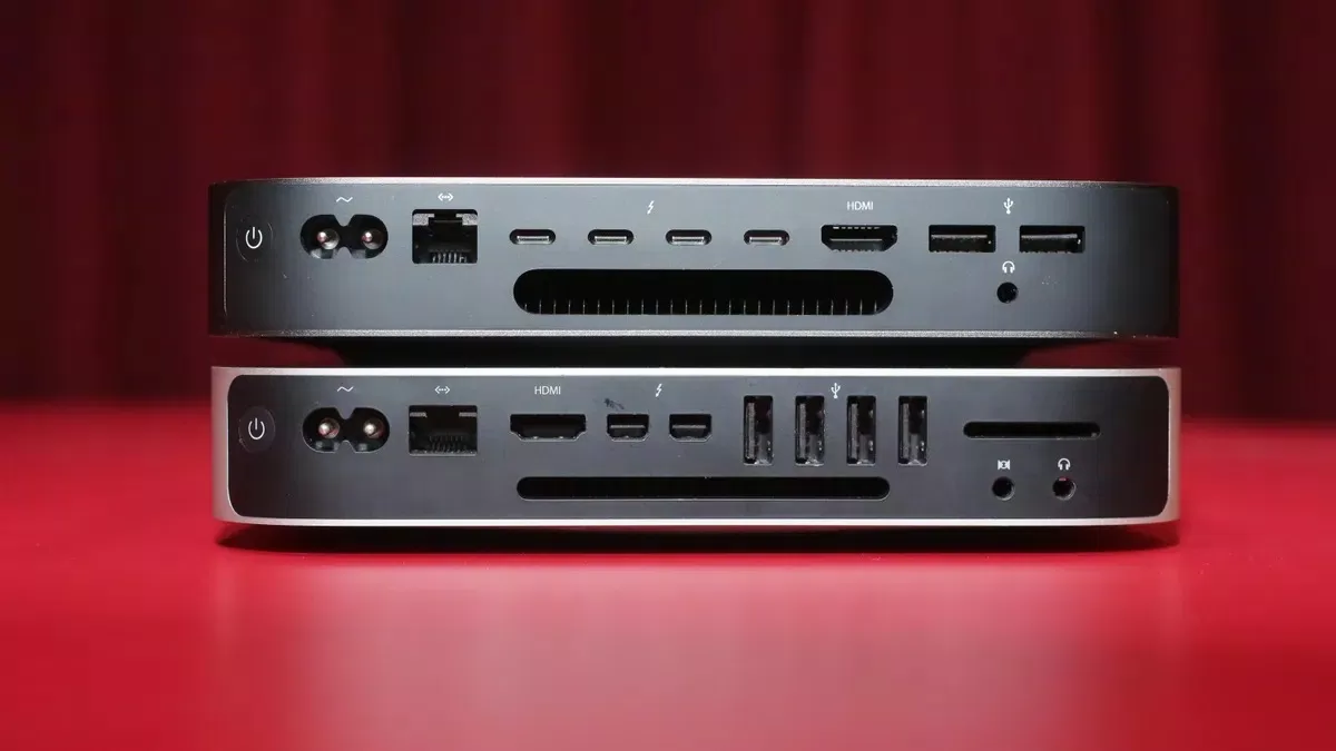 Mac mini 2024 dự kiến sẽ được trang bị ít nhất 3 cổng USB-C tiện lợi ở mặt sau, cùng với cổng nguồn và cổng HDMI quen thuộc (Ảnh: Internet) Mac mini 2024 dự kiến sẽ được trang bị ít nhất 3 cổng USB-C tiện lợi ở mặt sau, cùng với cổng nguồn và cổng HDMI quen thuộc (Ảnh: Internet)