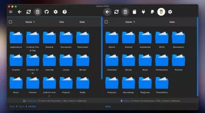 Ứng dụng OpenMTP hiển thị các file của máy Mac và điện thoại Android ở chế độ chia đôi màn hình (Ảnh: Internet) Ứng dụng OpenMTP hiển thị các file của máy Mac và điện thoại Android ở chế độ chia đôi màn hình (Ảnh: Internet)