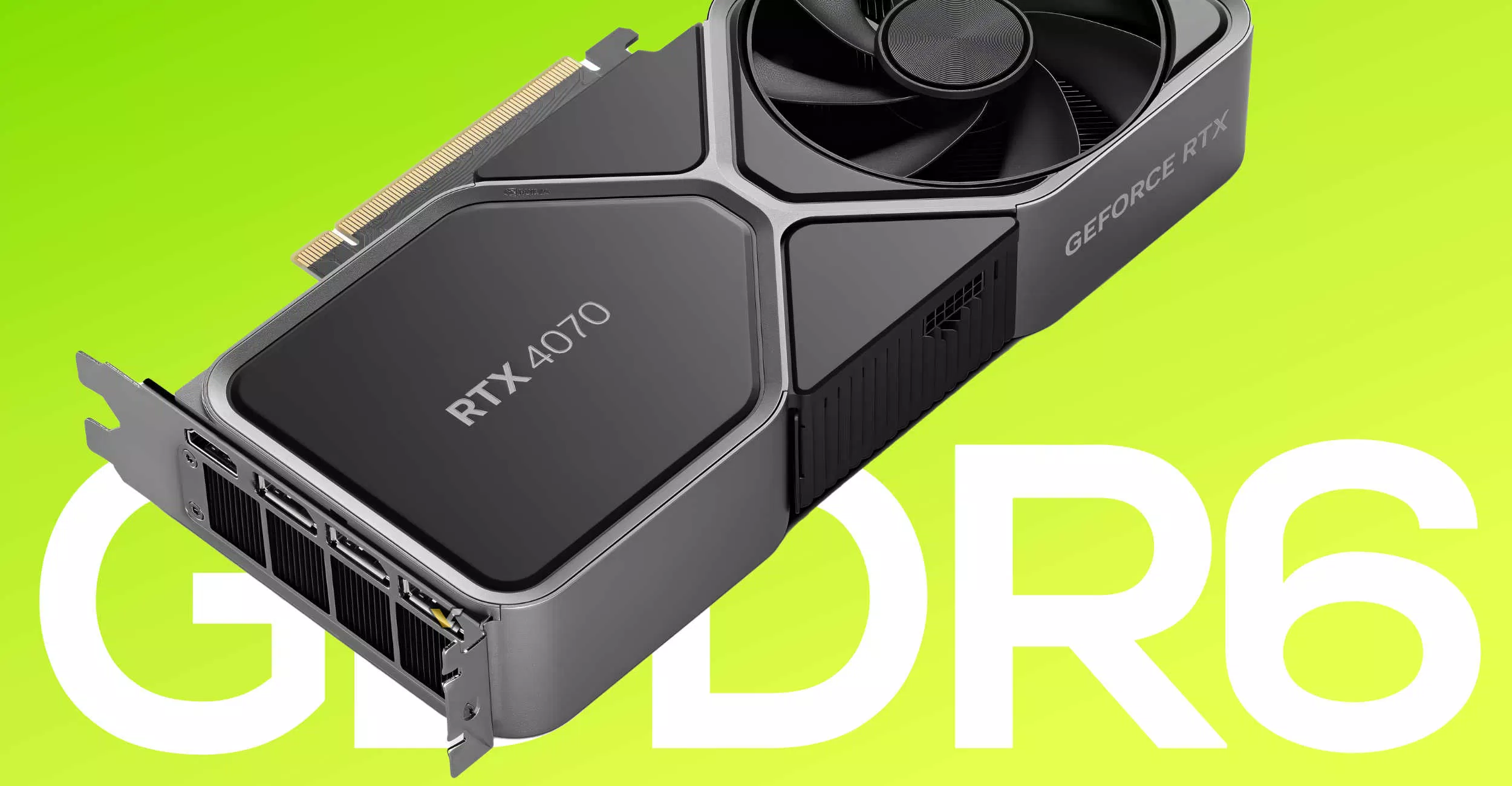RTX 4070 GDDR6 có hiệu năng ngang ngửa RTX GDDR6X (Ảnh: Internet)