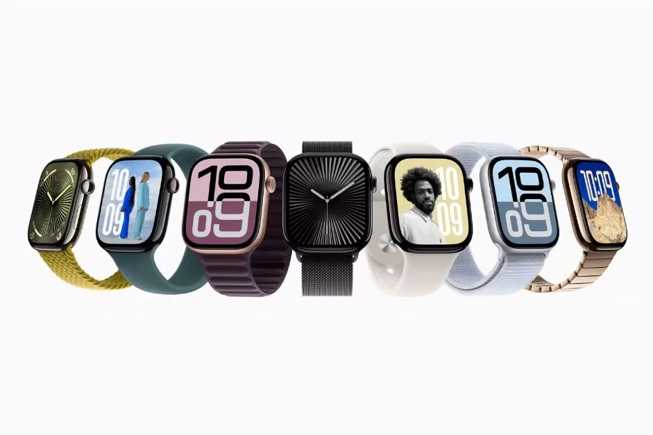 Đồng hồ Apple Watch Series 10 có nhiều màu sắc và nhiều mặt đồng hồ khác nhau (Ảnh: Internet) Đồng hồ Apple Watch Series 10 có nhiều màu sắc và nhiều mặt đồng hồ khác nhau (Ảnh: Internet)
