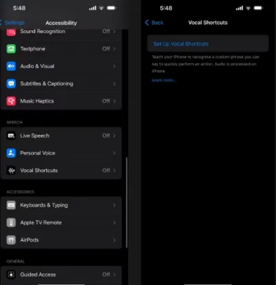 Thiết lập shortcut giọng nói trên iPhone (Ảnh: Internet) Thiết lập shortcut giọng nói trên iPhone (Ảnh: Internet)