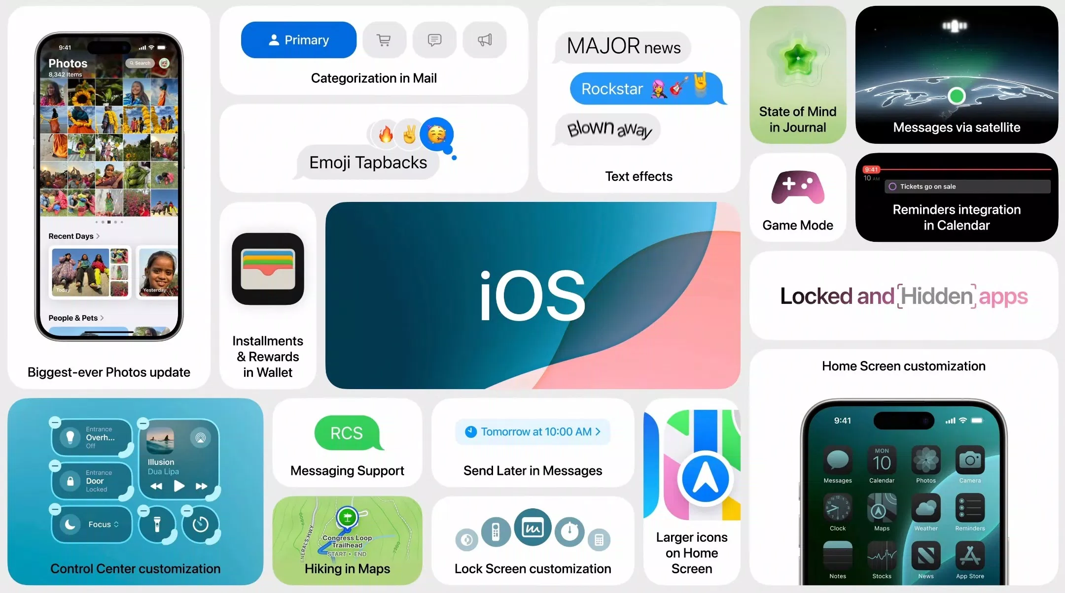 Một số tính năng hấp dẫn iOS 18 (Ảnh: Internet) Một số tính năng hấp dẫn iOS 18 (Ảnh: Internet)