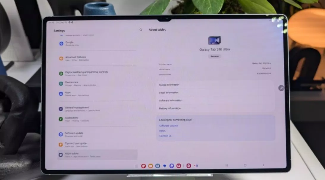 Máy tính bảng Galaxy Tab S10 Ultra (Ảnh: Internet) Máy tính bảng Galaxy Tab S10 Ultra (Ảnh: Internet)