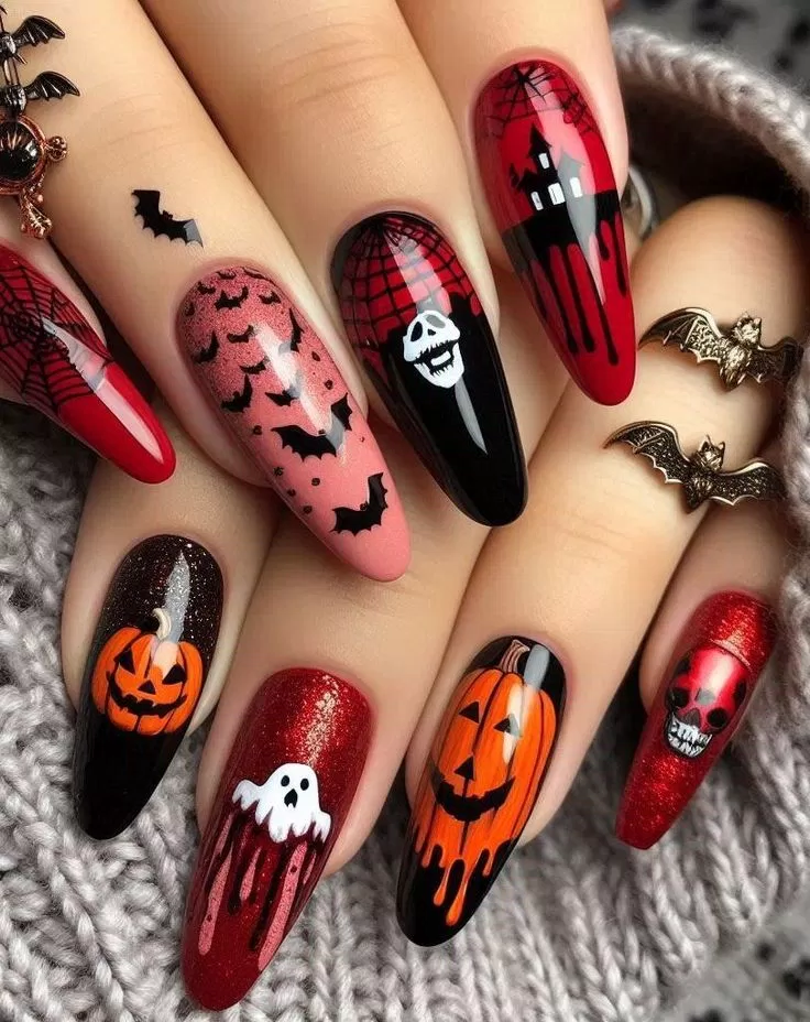 Những mẫu nail Halloween "ma mị"