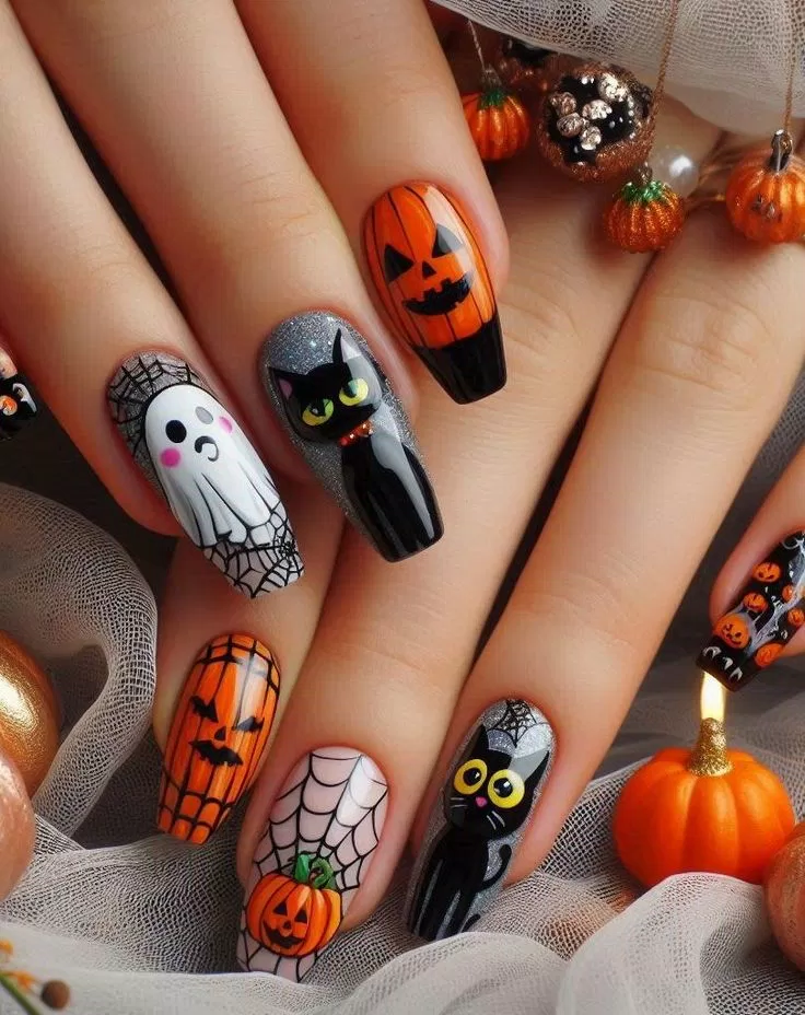 Những mẫu nail Halloween "ma mị"