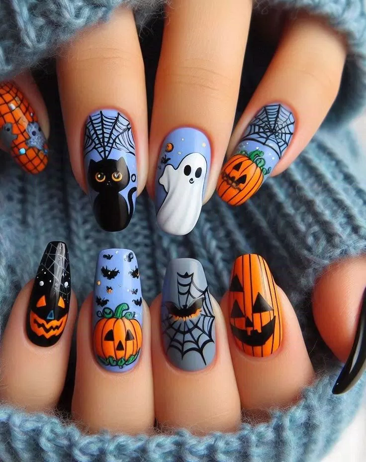 Những mẫu nail Halloween "ma mị"