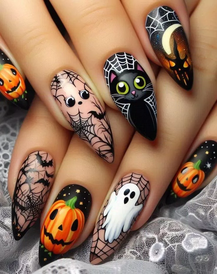 Những mẫu nail Halloween "ma mị"