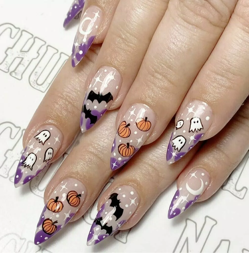 Những mẫu nail Halloween "ma mị"