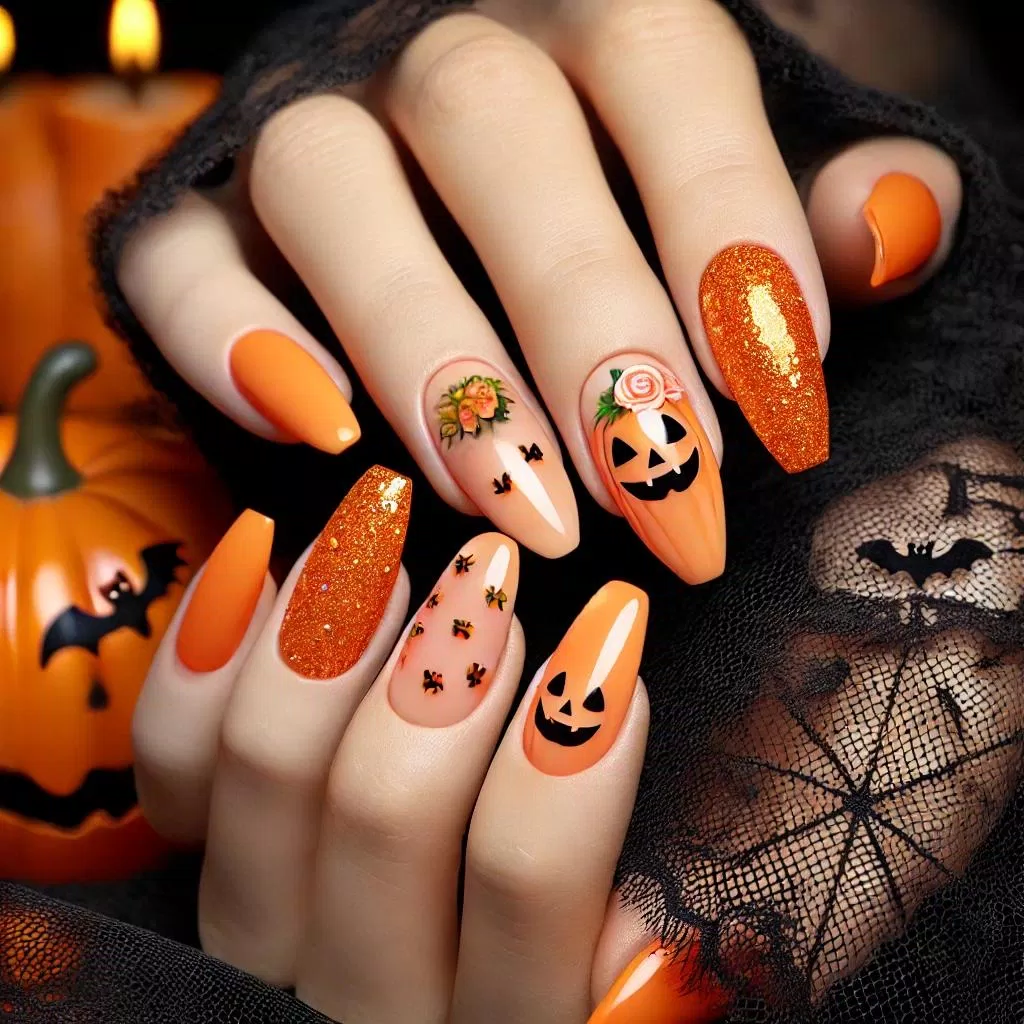 Những mẫu nail Halloween "ma mị"