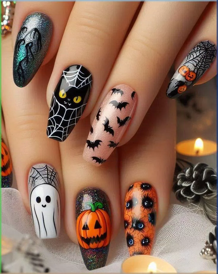 Những mẫu nail Halloween "ma mị"