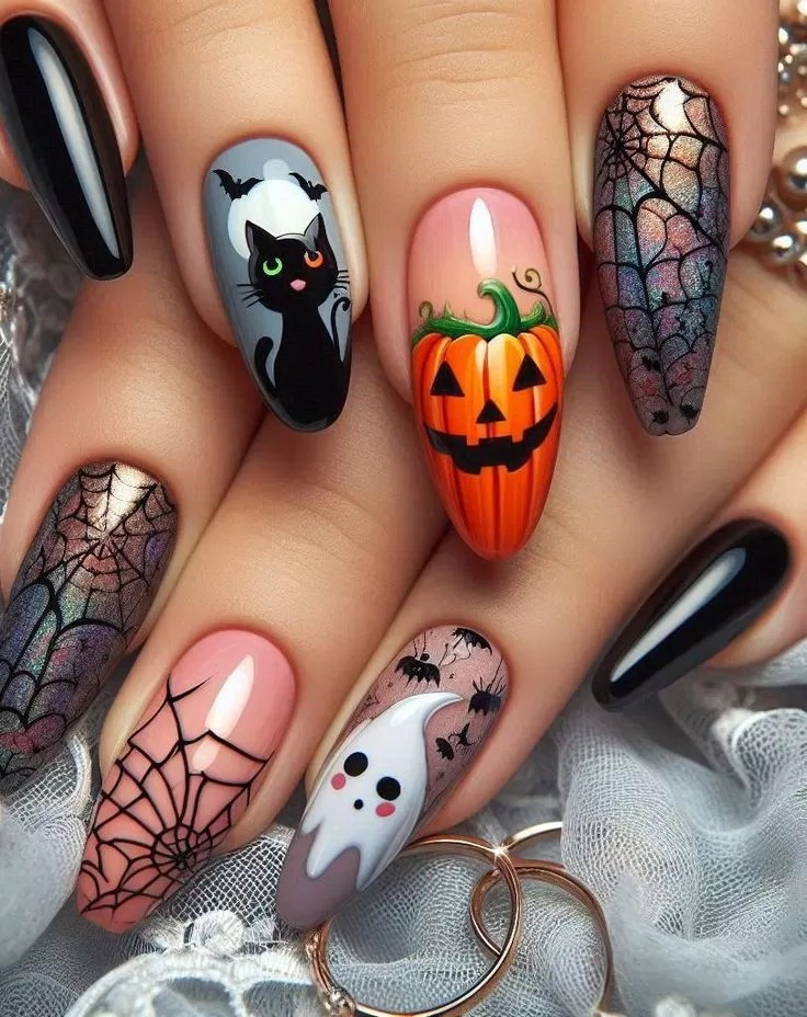 Những mẫu nail Halloween "ma mị"