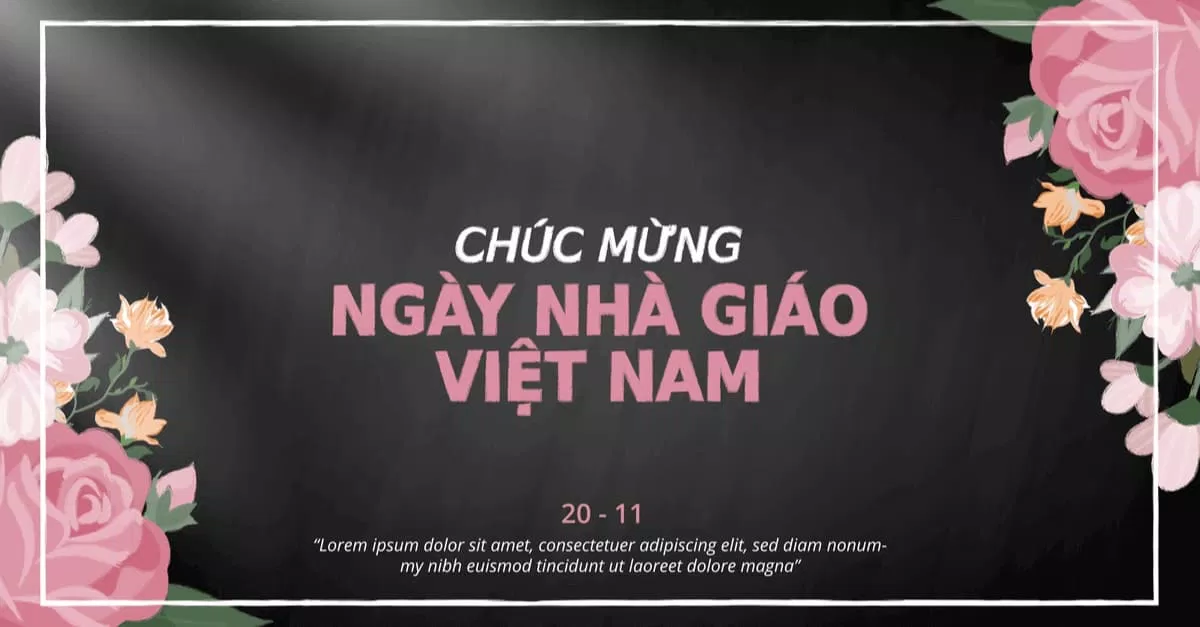 Lời chúc ý nghĩa tới thầy cô (Nguồn: internet)