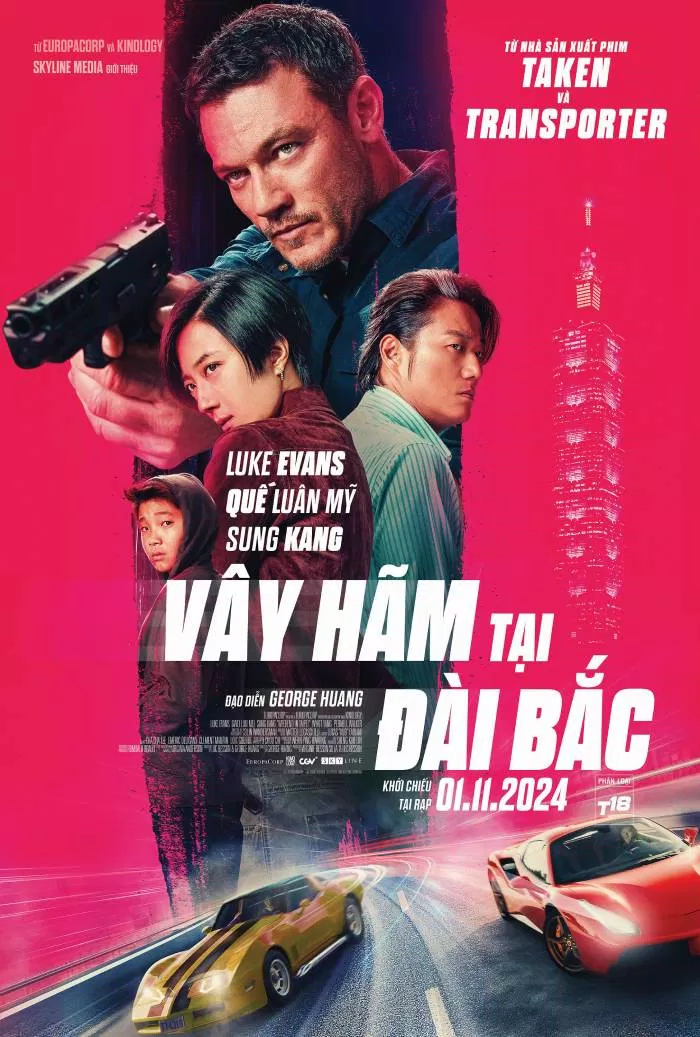 Poster phim Vây hãm tại Đài Bắc(Ảnh: Internet)