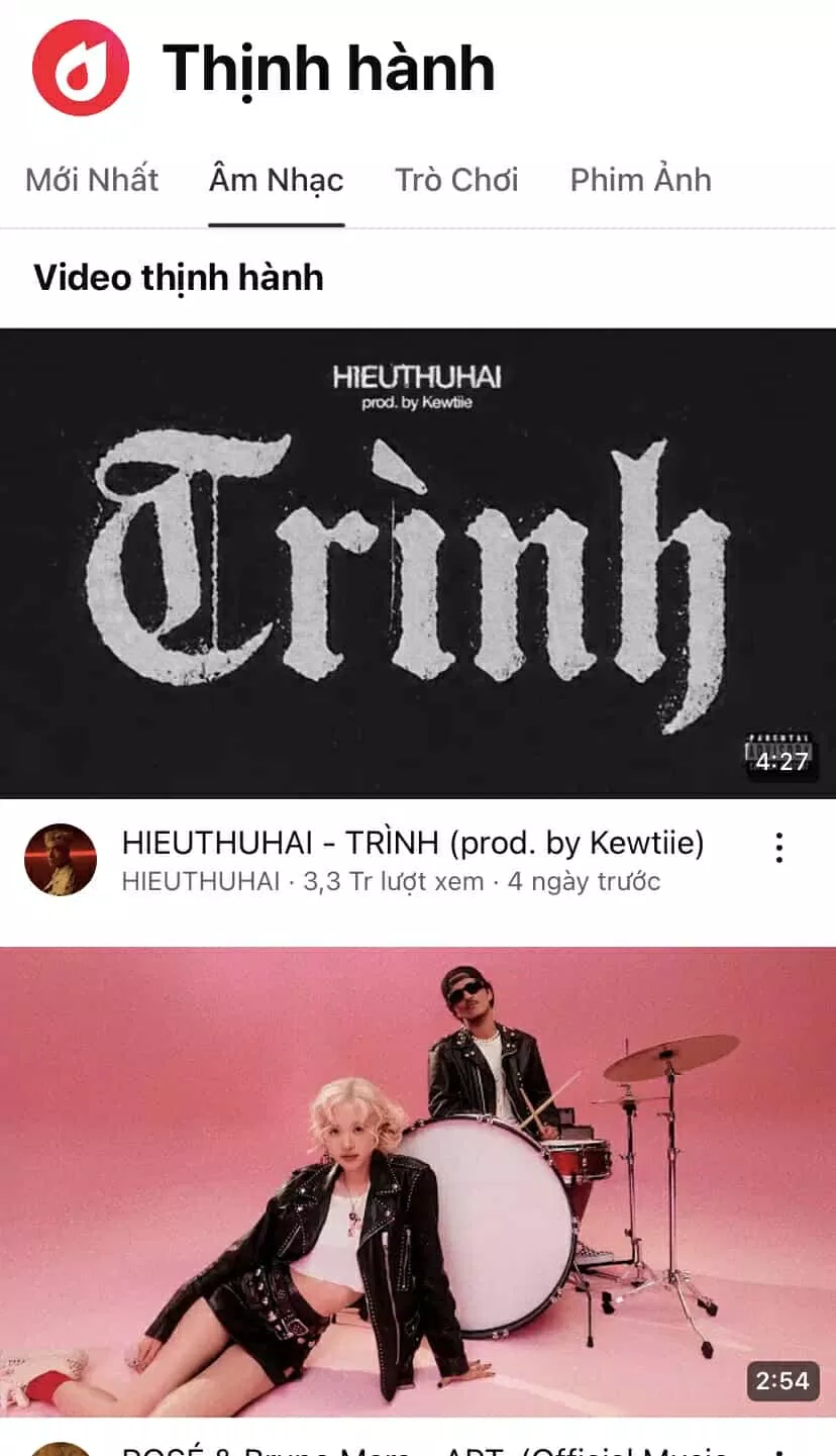 "Trình" - top 1 trending (Nguồn: internet)