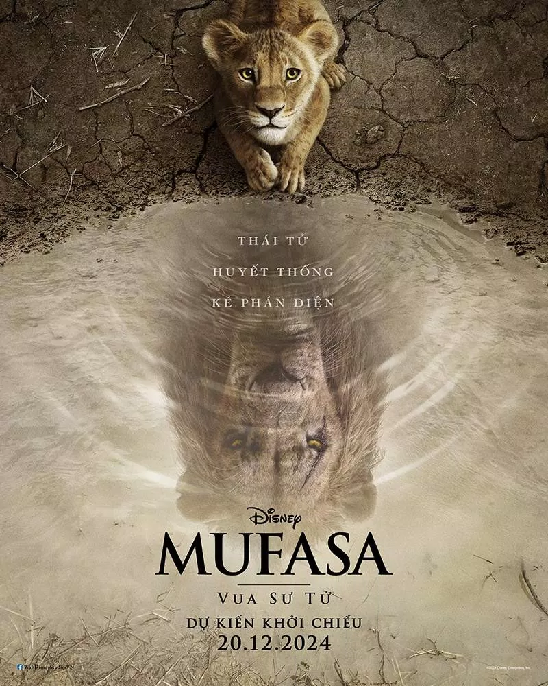 Poster phim Mufasa: Vua Sư Tử (Ảnh: Internet)