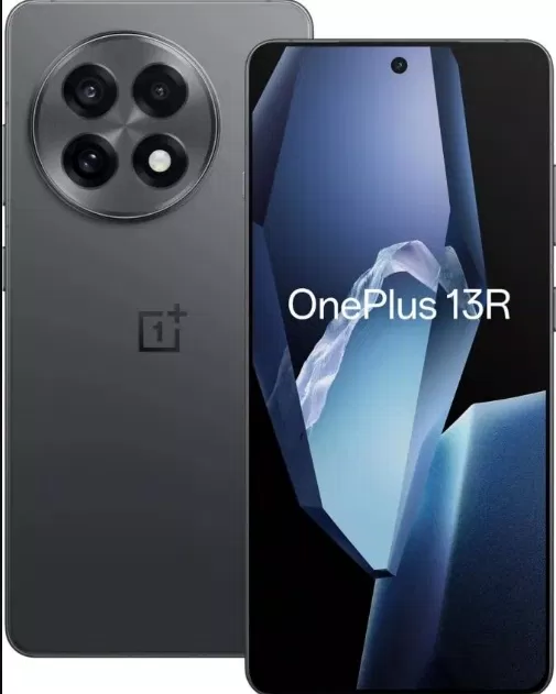 Điện thoại OnePlus 13R phiên bản màu Nebula Noir (Ảnh: Internet)