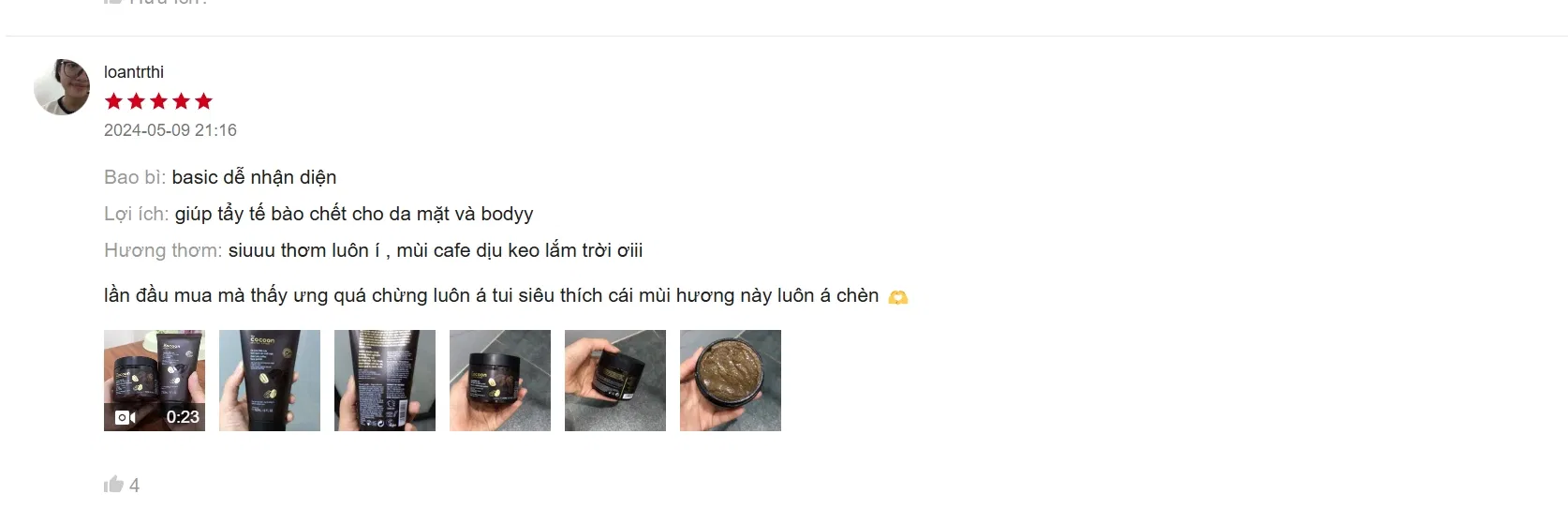 Đánh giá từ khách hàng trên Shopee
