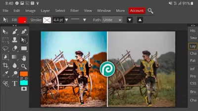 App chỉnh ảnh miễn phí tốt nhất 2025: Photopea