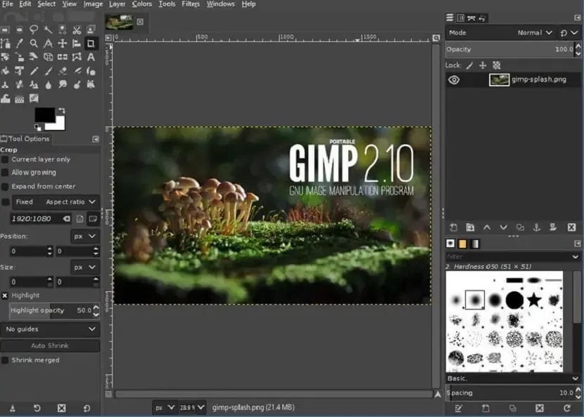 App chỉnh ảnh miễn phí tốt nhất 2025: GIMP