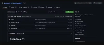 Kho lưu trữ GitHub của DeepSeek (Ảnh: Internet) Kho lưu trữ GitHub của DeepSeek (Ảnh: Internet)