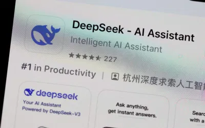 DeepSeek "chễm chệ" đứng thứ nhất trong danh sách các ứng dụng được tải về nhiều nhất (Nguồn: Internet)