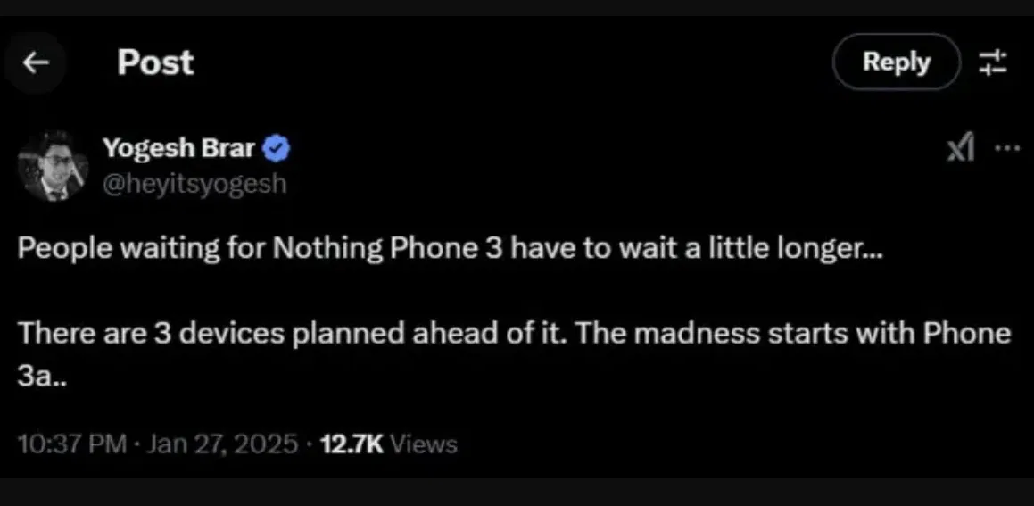 Ảnh chụp màn hình bài đăng của Yogesh Brar (Ảnh: Internet) Ảnh chụp màn hình bài đăng của Yogesh Brar (Ảnh: Internet)