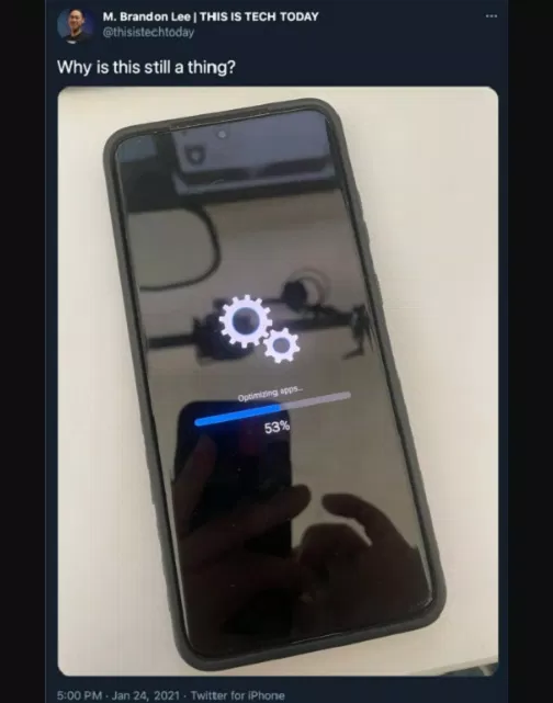 Điện thoại Samsung Galaxy S21 không có khả năng cập nhật liền mạch (Ảnh: Internet) Điện thoại Samsung Galaxy S21 không có khả năng cập nhật liền mạch (Ảnh: Internet)