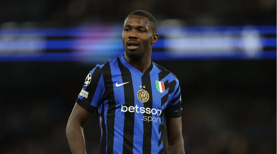 Marcus Thuram là một trong số những tiền đạo có thể thay thế cho Darwin Nunez. Ảnh: Internet.