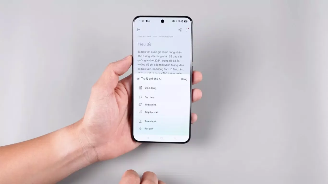 OPPO Reno 13 Pro có khả năng tóm tắt một đoạn văn bản khá dài (Ảnh: Internet) OPPO Reno 13 Pro có khả năng tóm tắt một đoạn văn bản khá dài (Ảnh: Internet)
